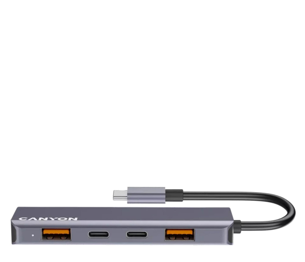CANYON HUB DS-18 5 w 1 USB-C Szary - 1348472 - zdjęcie 3